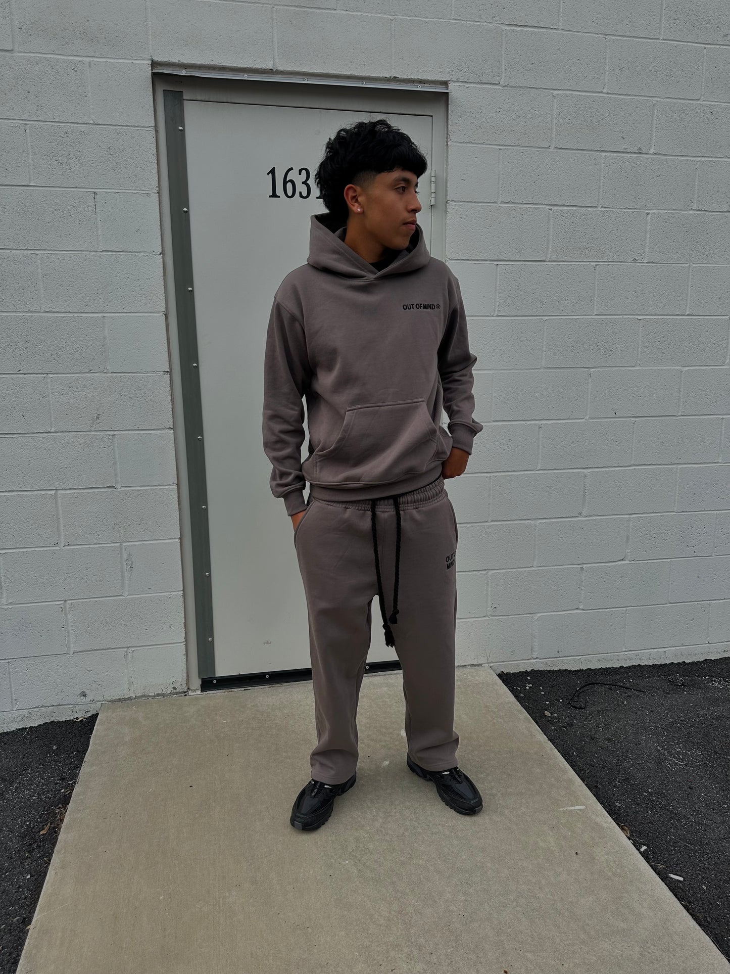 GREY "OUT OF MIND" HOODIE