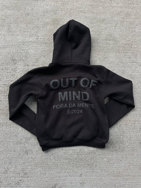 BLACK “OUT OF MIND” HOODIE