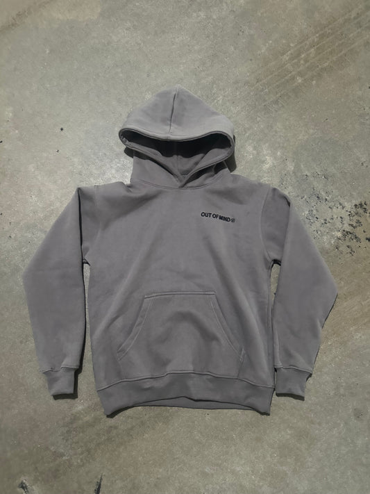 GREY "OUT OF MIND" HOODIE