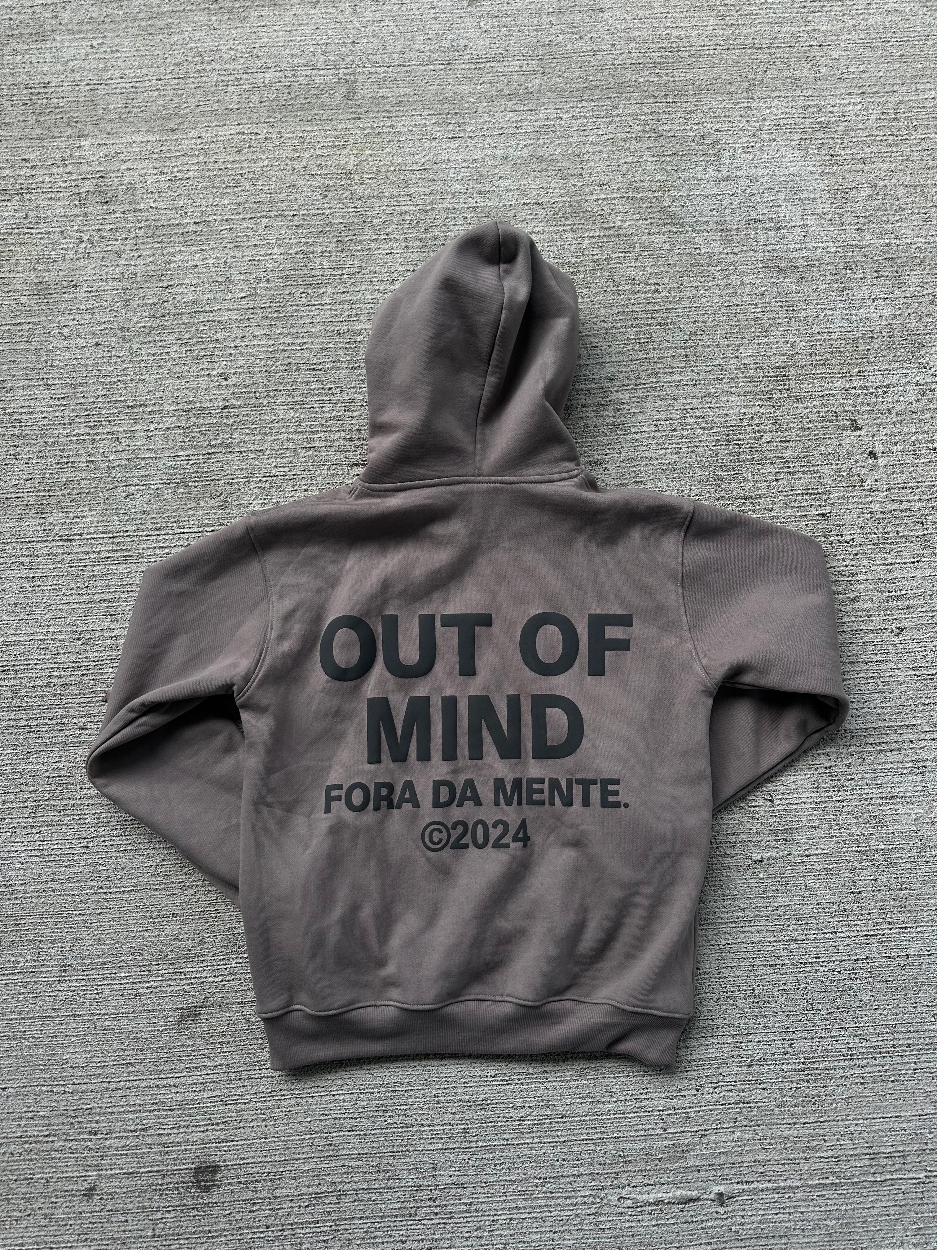 GREY "OUT OF MIND" HOODIE