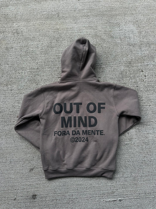 GREY "OUT OF MIND" HOODIE