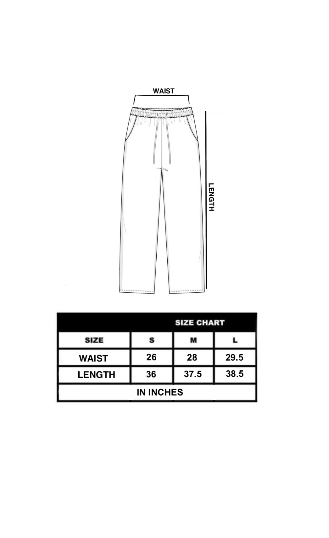 BLACK “OUT OF MIND” PANTS